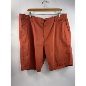 Dockers Chino Shorts Men's Sz 40 Rust Red Belt Loops